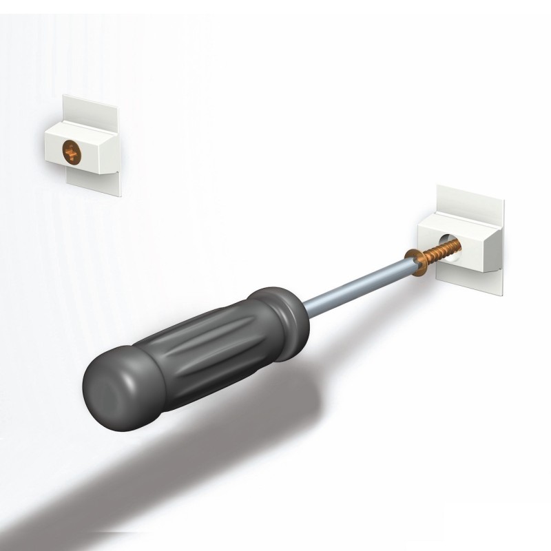 Artiteq InfoRail vit eller alu (inkl. gavlar och monteringsmaterial)