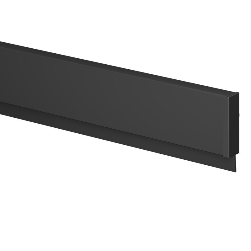 Artiteq InfoRail zwart (incl. eindkapjes en bevestigingsmaterialen)