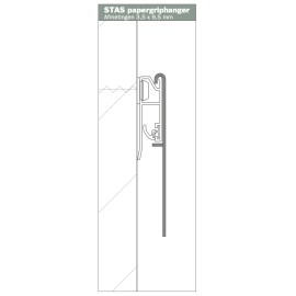 STAS Papergrip™ - Zestaw wieszaków - system zawieszania tablicy