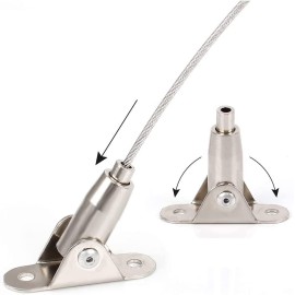 Scharnierte, selbstbremsende Deckenklammer mit Greiferfunktion - 15kg