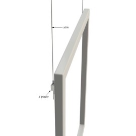 Artiteq Selvlåsende Rammebøjle - 15kg