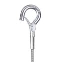 GeckoTeq 1,5mm Steel Wire with Security Hook - 200cm
