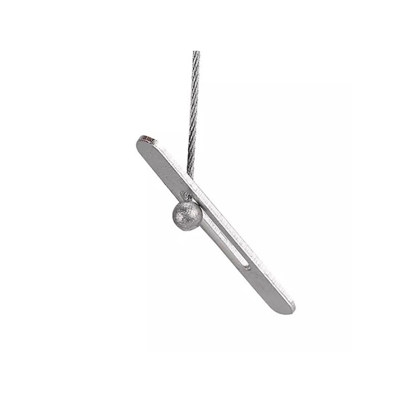 GeckoTeq Cross Anchor 40x5,9x1,5mm incl. steel wire 200cm