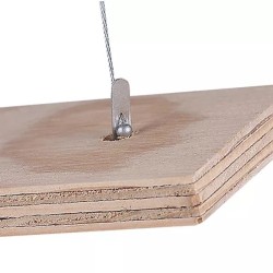 GeckoTeq Kreuzanker 40x5,9x1,5mm inkl. Stahldraht 200cm