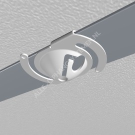 GeckoTeq Plafond clip wit metaal met 200cm draad set 12kg