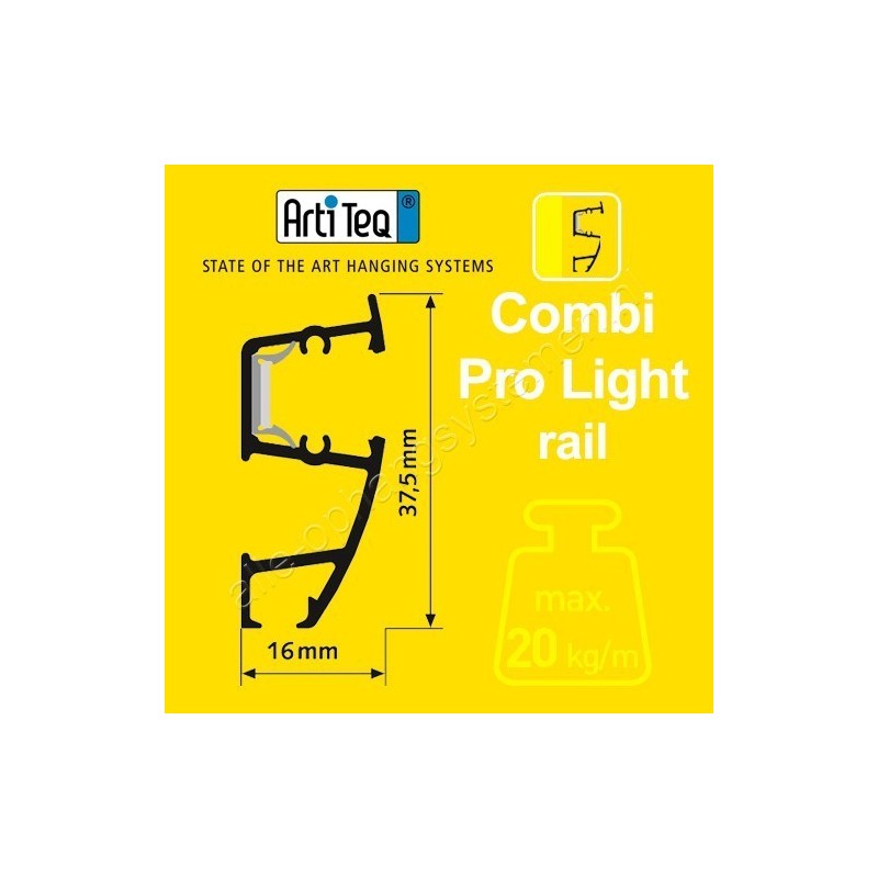 Artiteq Combi Rail Pro Actie Set met LED Compleet