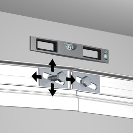 Newly R70 Rail Montage set voor een 2 meter rail