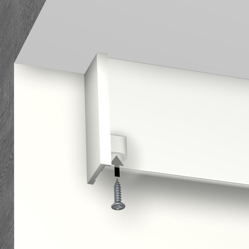 Nyligen R70 Museum Rail End Cap i Vit