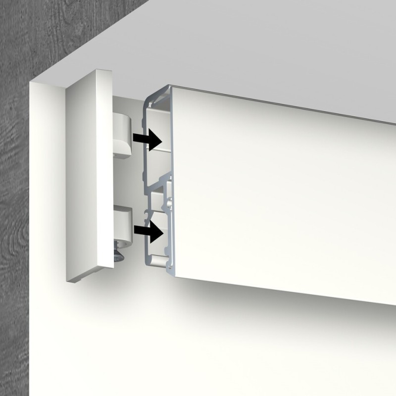 Nyligen R70 Museum Rail End Cap i Vit