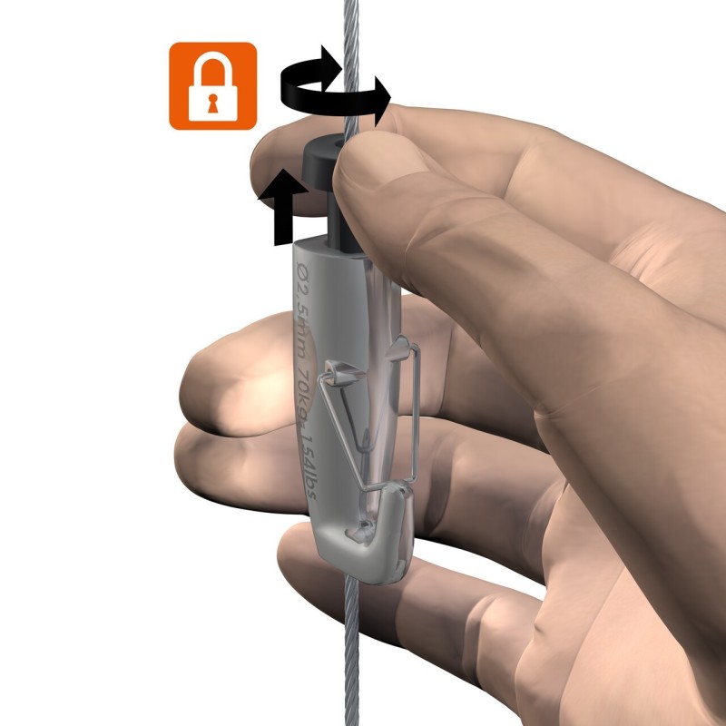 Newly H70 Self-locking Autogrip-Lock Hook