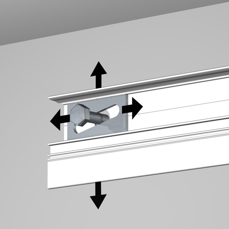 Newly R70 Museum Rail en blanco pintable - 70kg