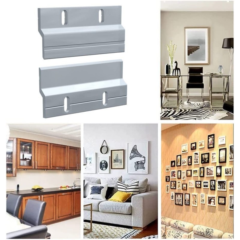 GeckoTeq Cleat Z-Bar-Hängeclip 5 cm – pro 2er-Set