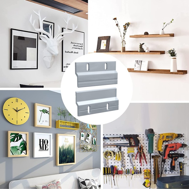 GeckoTeq Cleat Z-Bar-Hängeclip 5 cm – pro 2er-Set