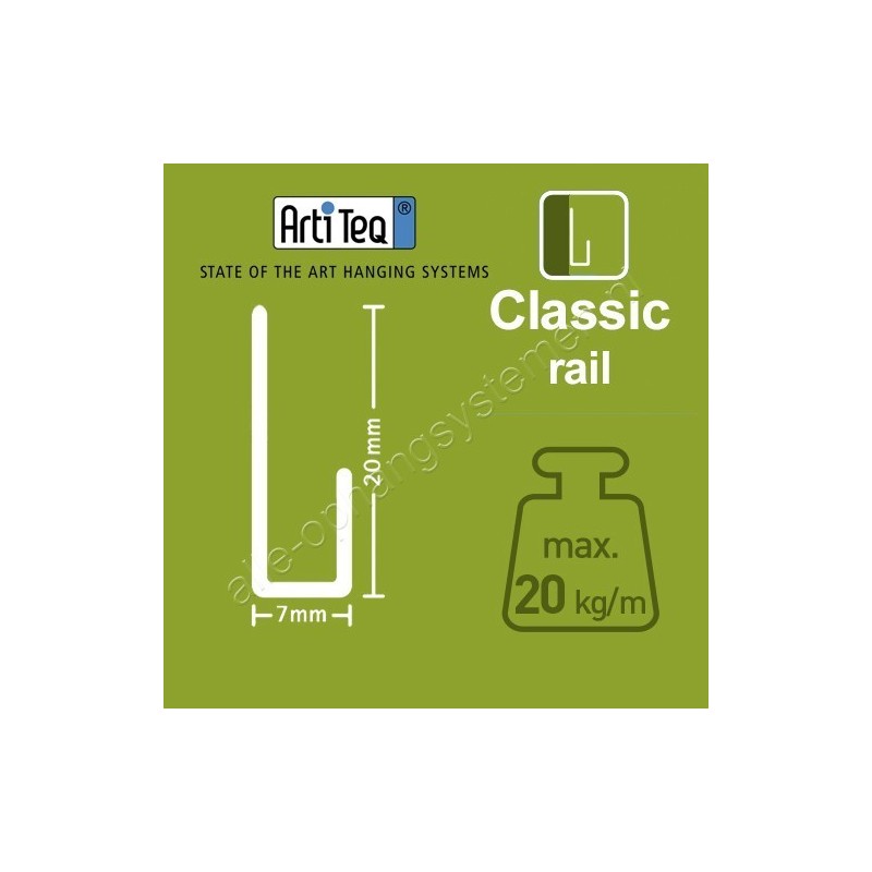 Artiteq glidefjeder rustfrit stål 3mm - 20kg