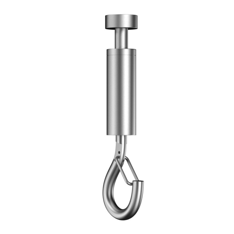 GeckoTeq Gancho de bucle autoblocante con clip de seguridad - 20 kg