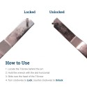 Llave del sistema antirrobo GeckoTeq