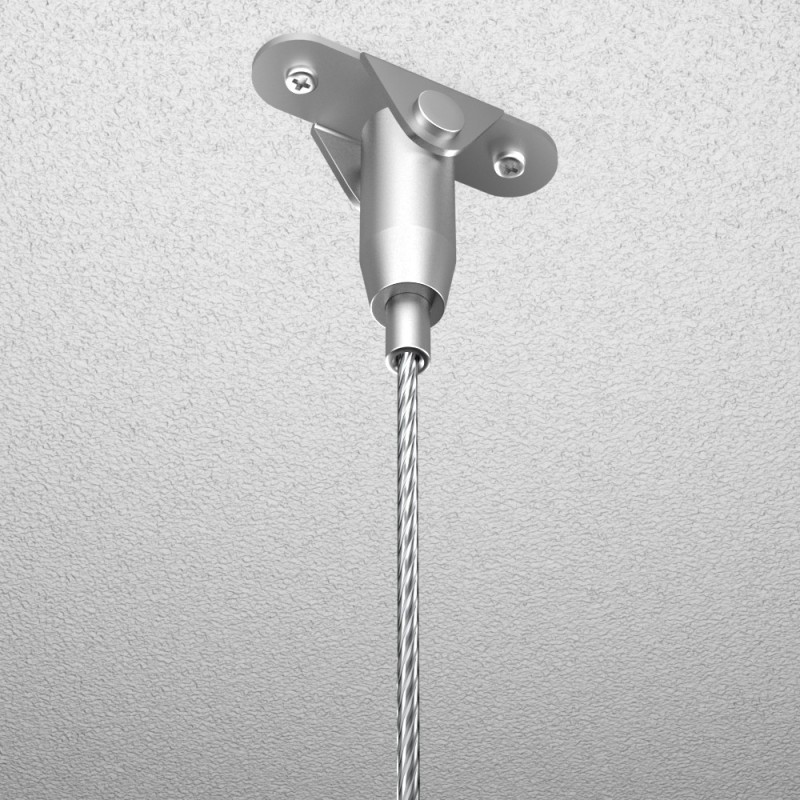 GeckoTeq Cross Anchor Set avec fil d'acier 200cm