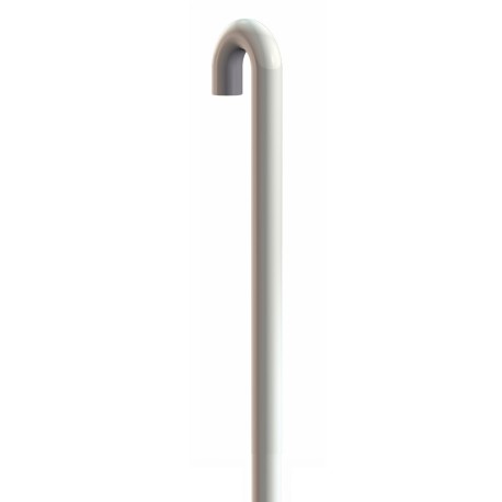 Artiteq 3mm rund U-Top Rod Rustfrit Stål - farve hvid eller klart rustfrit stål