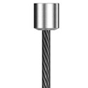 Geckoteq 1,5 mm filo di acciaio con nipplo - 30 kg