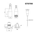 Cumbrera de techo autofrenante GeckoTeq - 15kg