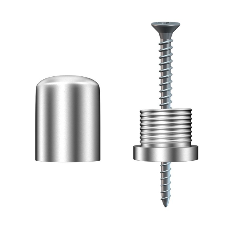 GeckoTeq Screw-on Ceiling Anchor for 1 wire - 15kg