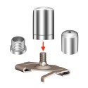 GeckoTeq Anclaje de techo convexo atornillable para 1 hilo - 15kg