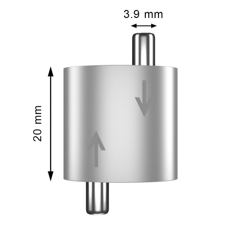 Pinza de cable con suspensión de bucle autoblocante GeckoTeq para cable de 1,5 mm