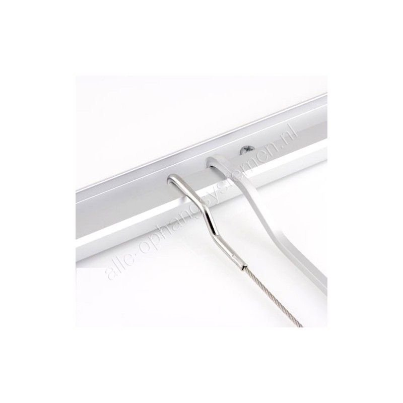 AOS staaldraad/koord met haak 2mm