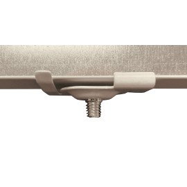GeckoTeq metallklämma i vitt för undertak - 8kg
