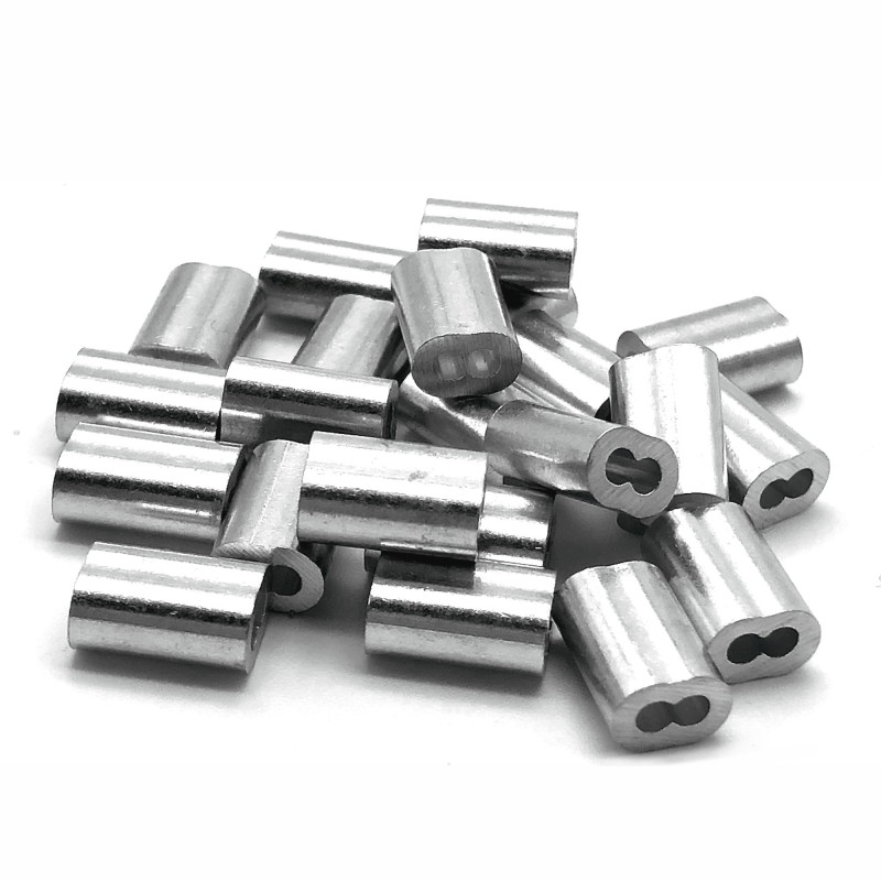 GeckoTeq Compression Bus Wire Clamp 2,0mm musta ja alumiini