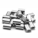 GeckoTeq Compression Bus Wire Clamp 2.0mm en noir et aluminium