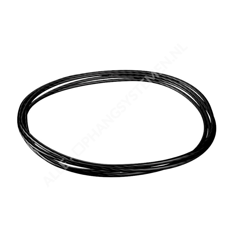 Geckoteq Steel Picture Wire Coil Black or White - 100m