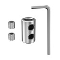 GeckoTeq Double Wire Clamp - 10kg (avec 2 vis Allen) - clé Allen incluse