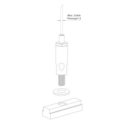 Artiteq Aufhängeklemme XPO Rail – 10 kg