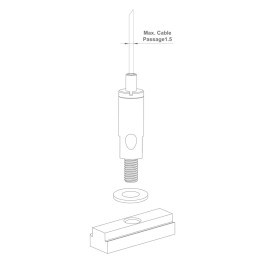 Artiteq Pince de suspension XPO Rail - 10kg