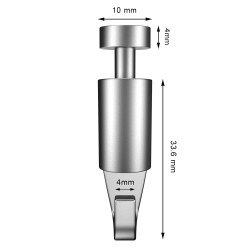 Gancho Mini Autoblocante GeckoTeq – 20kg
