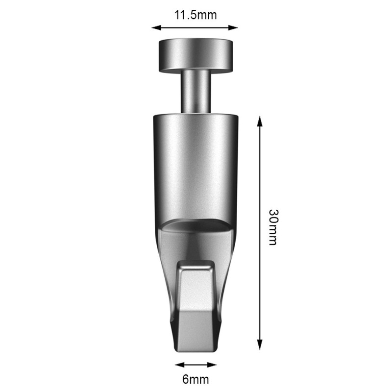 GeckoTeq Selvlåsende Slim-line krog – 20 kg