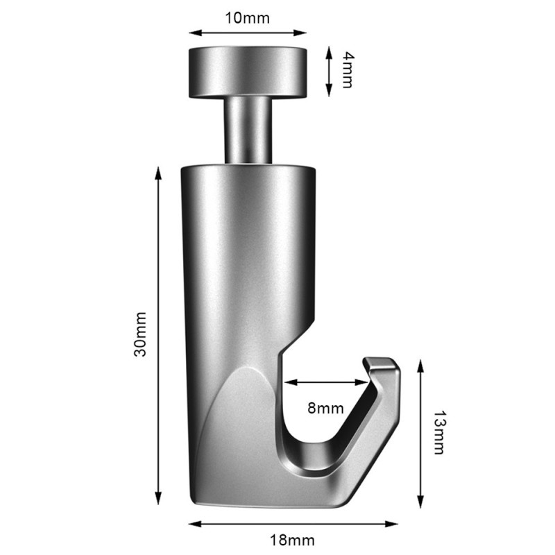 GeckoTeq Hameçon Slim-line autobloquant – 20kg