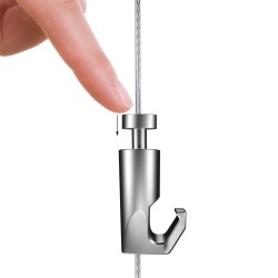 GeckoTeq Hameçon Slim-line autobloquant – 20kg