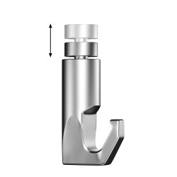 GeckoTeq Itselukittuva Slim-line koukku – 20kg