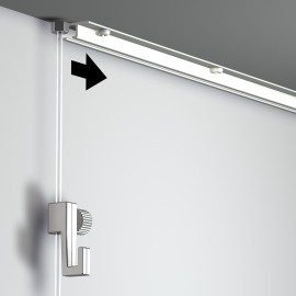Artiteq 2,0 mm Perlon wire 150 cm med 6-sidet skiveglider - 7 kg
