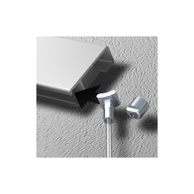 Artiteq schuine wand stopper