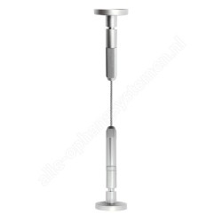 GeckoTeq Spankabel Staaldraad Set 1,8 mm - 3 meter