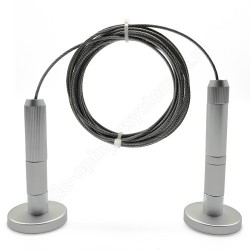 GeckoTeq Spannkabel Stahldraht Set 1,8 mm - 3 Meter