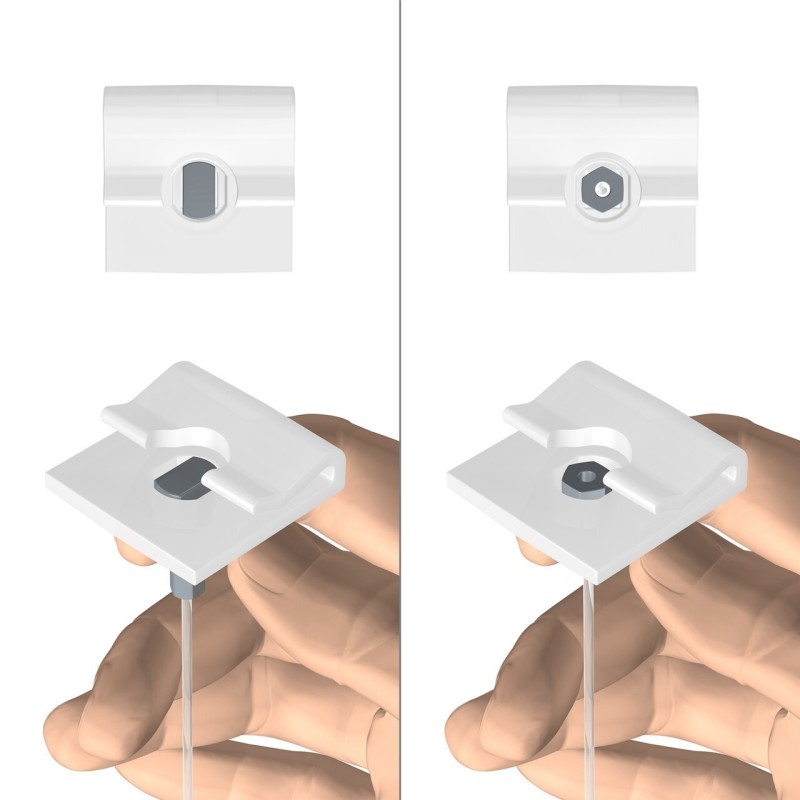 Artiteq Systeemplafond Clip - Wit kunststof 1kg