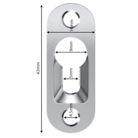 GeckoTeq sleutelgat hangers 4kg - per stuk