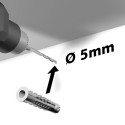 Newly R10 Wand Rail 200cm (plafond aansluitend)