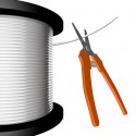 Geckoteq Perlontråd 2,0mm - ej knytbar - per 10 meter