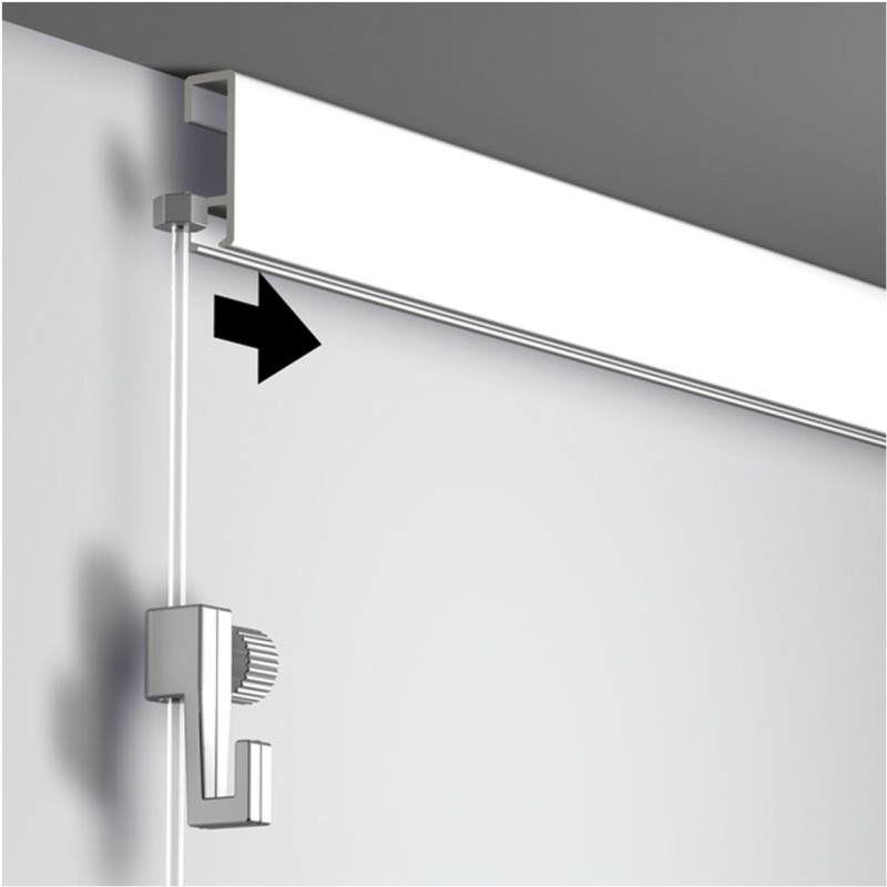 Ophangset 2 meter PRO - Artiteq kwaliteitsrail