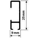 Ophangset 2 meter PRO - Artiteq kwaliteitsrail